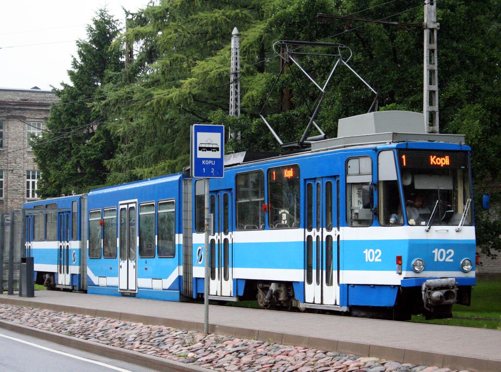 Tallinn, Tatra KT6T č. 102