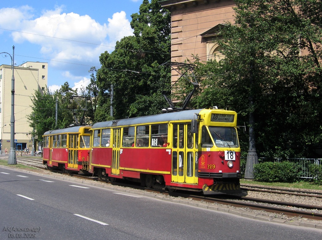 Варшава, Konstal 13N № 329