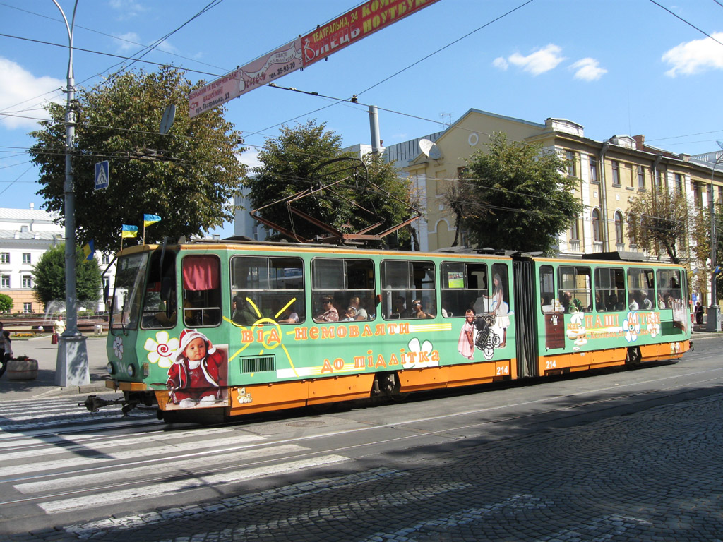 Vinnycja, Tatra KT4SU č. 214