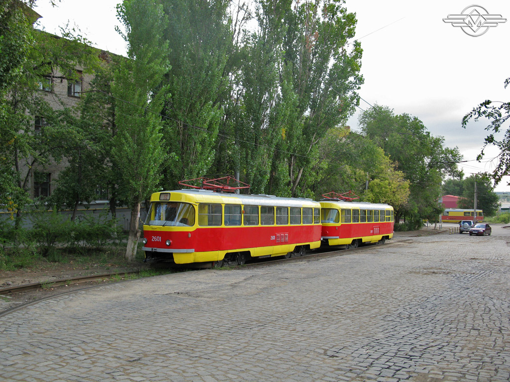 Волгоград, Tatra T3SU (двухдверная) № 2601; Волгоград, Tatra T3SU (двухдверная) № 2597