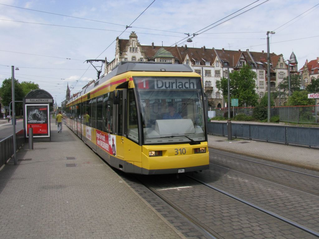 Карлсруэ, Duewag GT8-70DN № 310