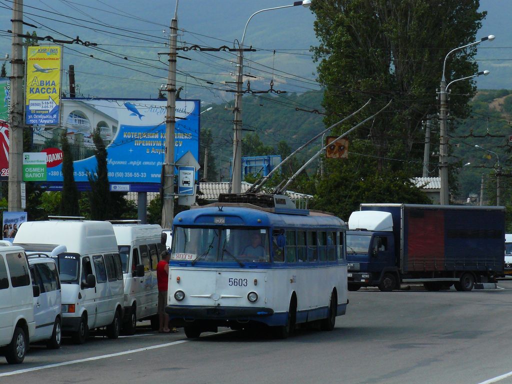 Крымский троллейбус, Škoda 9Tr24 № 5603
