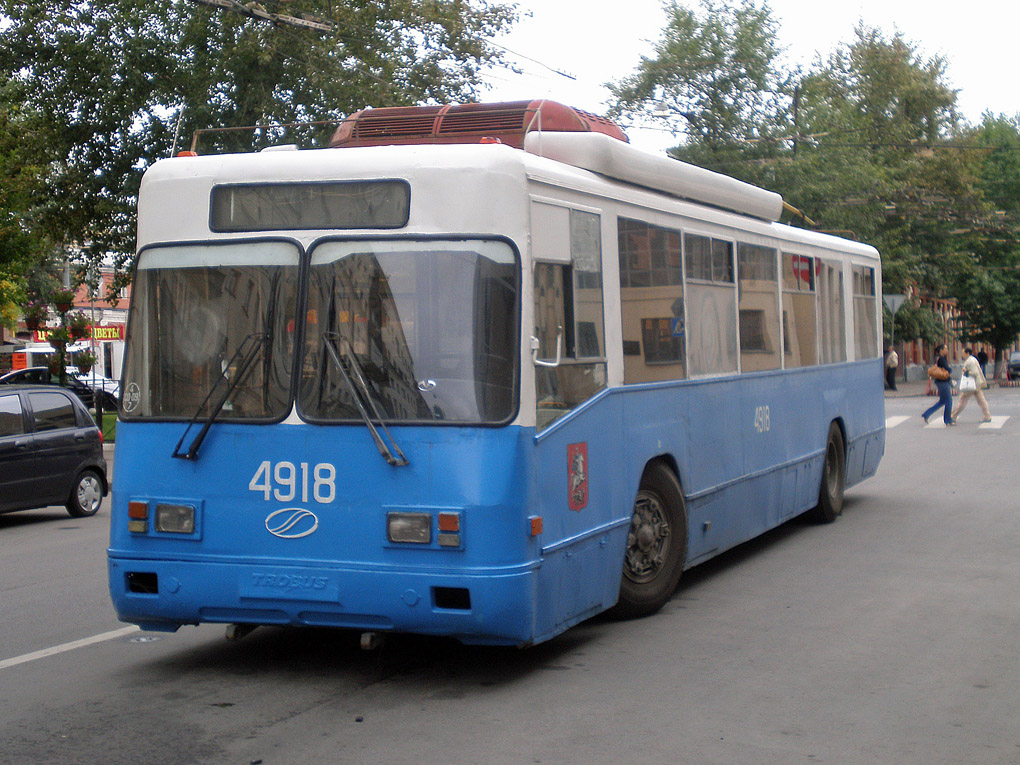 Москва, БТЗ-52761Р № 4918