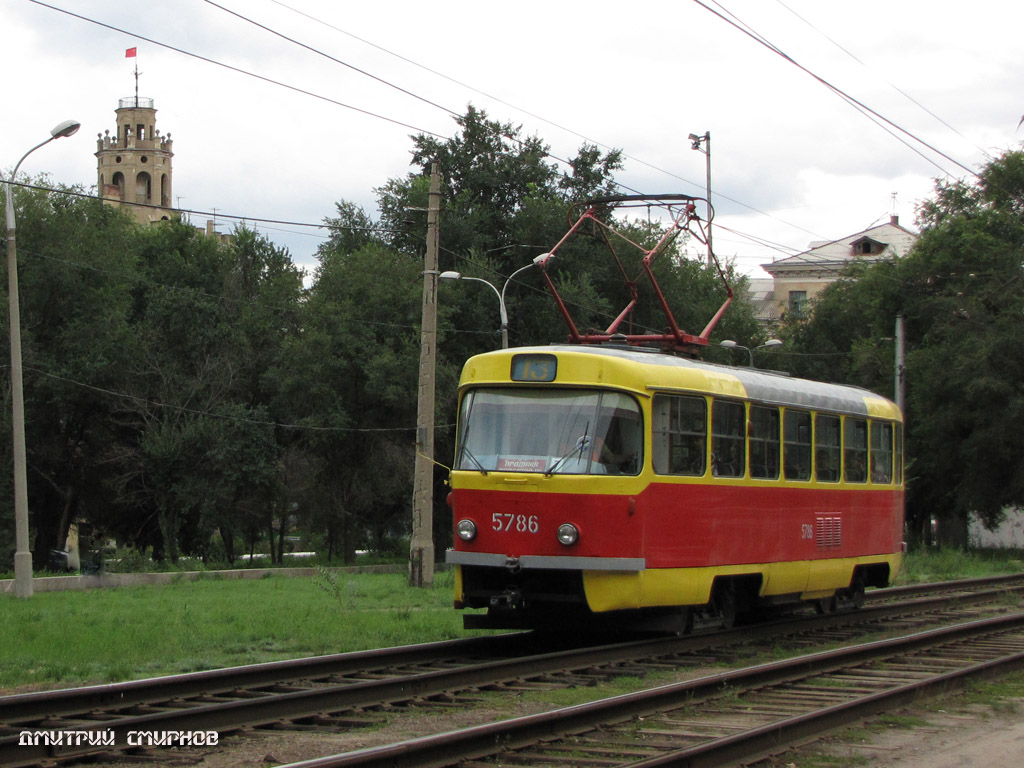 Волгоград, Tatra T3SU (двухдверная) № 5786