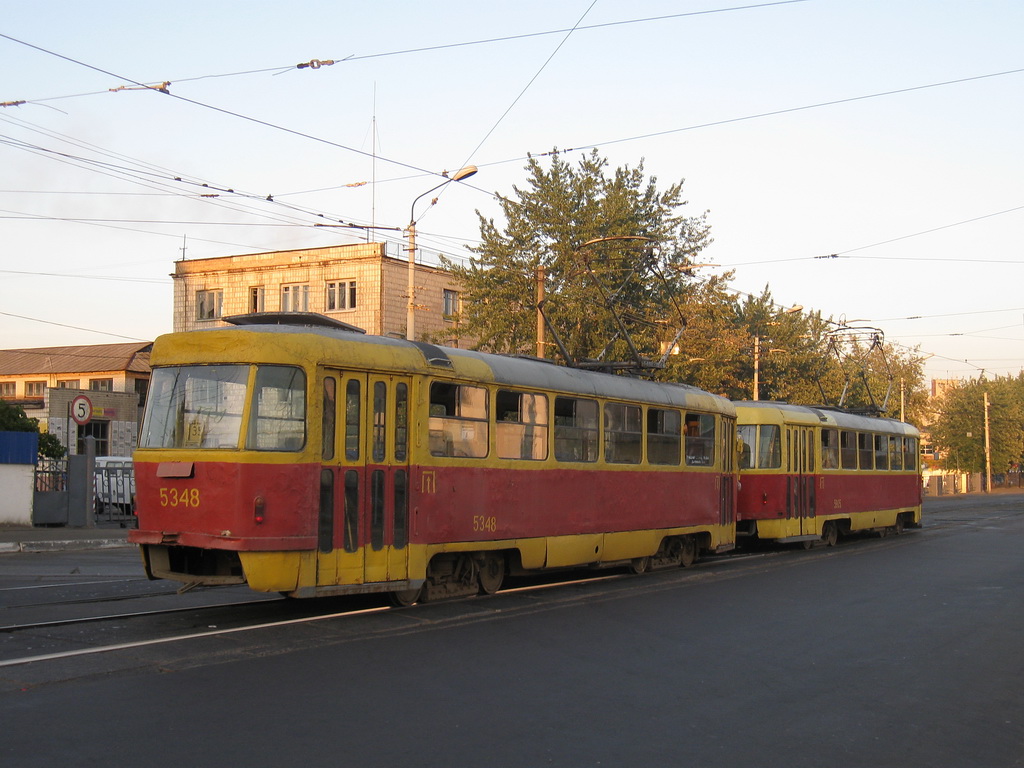 Киев, Tatra T3SU (двухдверная) № 5348 Киев, Tatra T3SU (двухдверная) № 5348