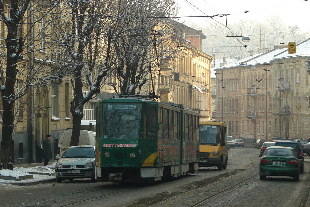 Львов, Tatra KT4SU № 1001