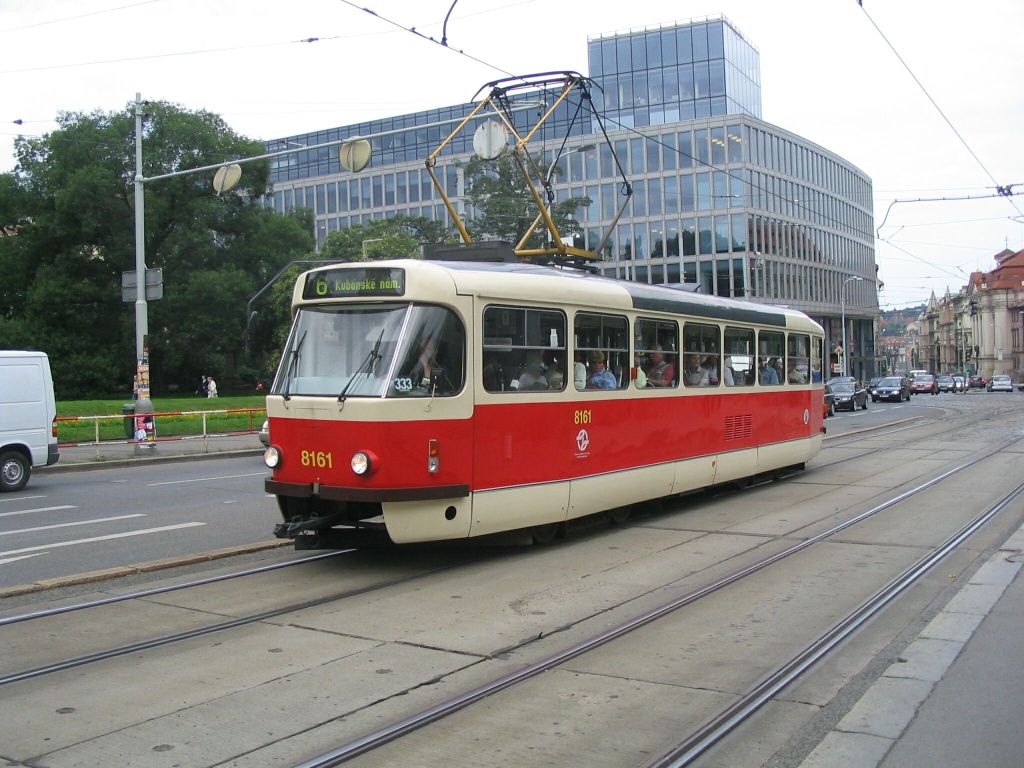 Прага, Tatra T3R.PV № 8161