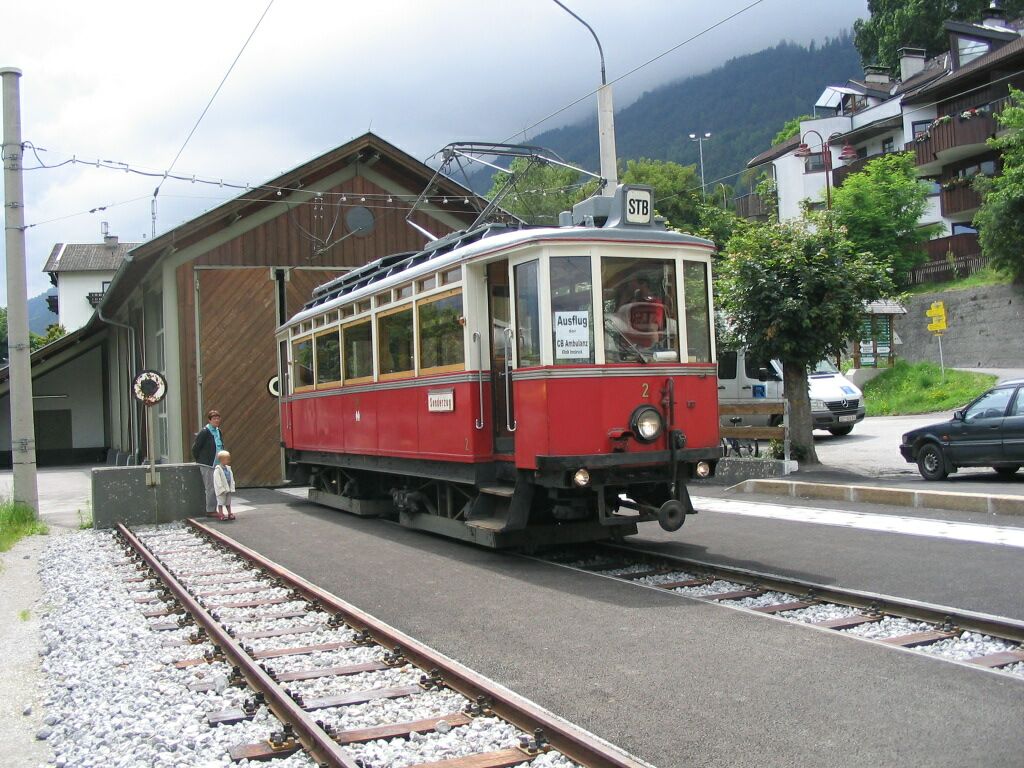 Innsbruck, Graz 4-axle motor car Br. 2; Innsbruck — Stubaitalbahn