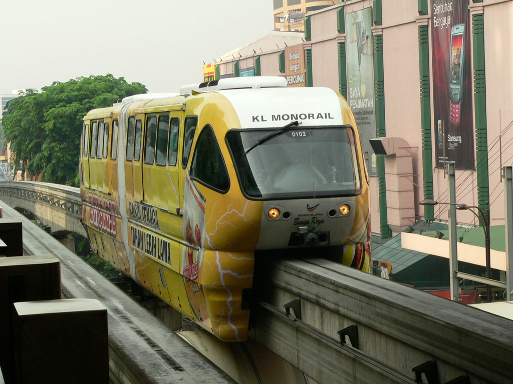 Куала-Лумпур, Scomi/Hitachi № 0102; Куала-Лумпур — Линия 8 — KL Monorail