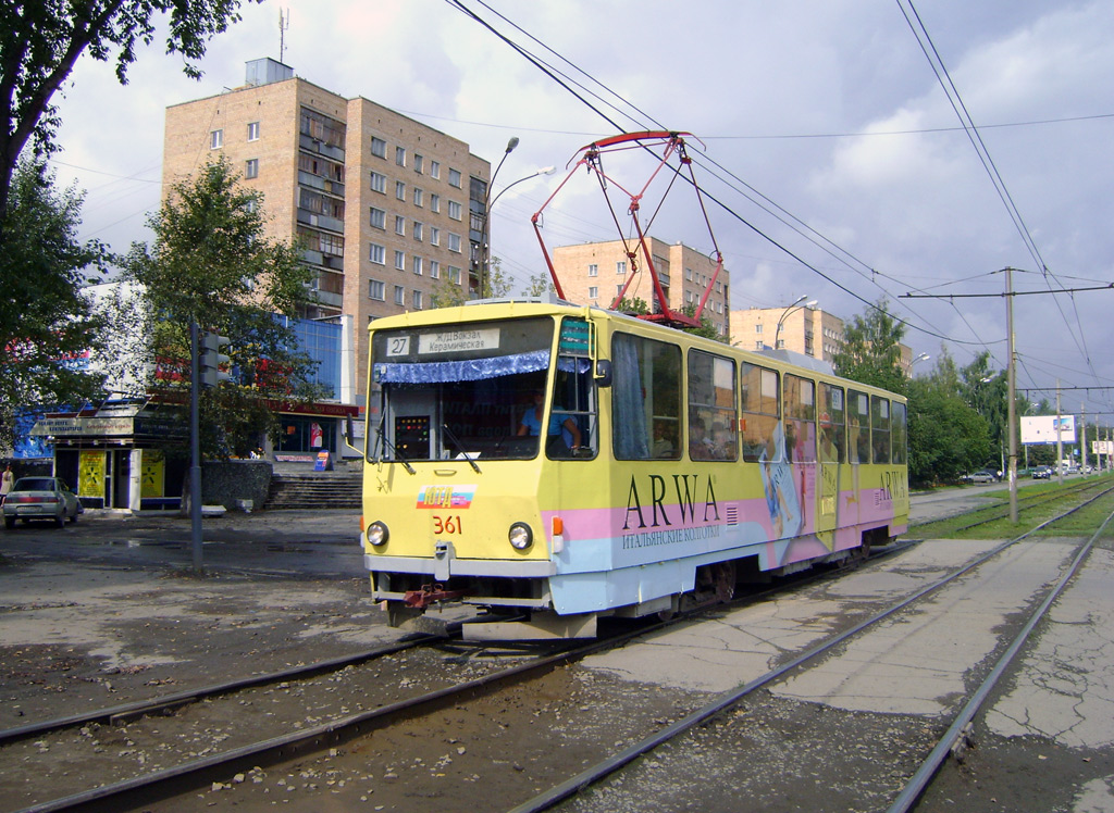 Екатеринбург, Tatra T6B5SU № 361