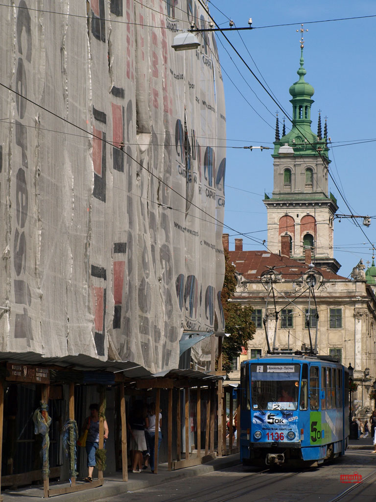 Львов, Tatra KT4SU № 1136