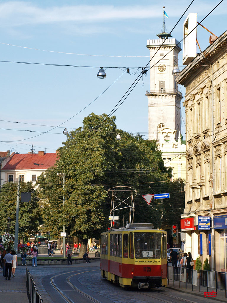 Львов, Tatra KT4SU № 1135