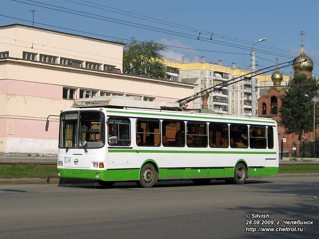 Chelyabinsk, LiAZ-5280 (VZTM) # 1134