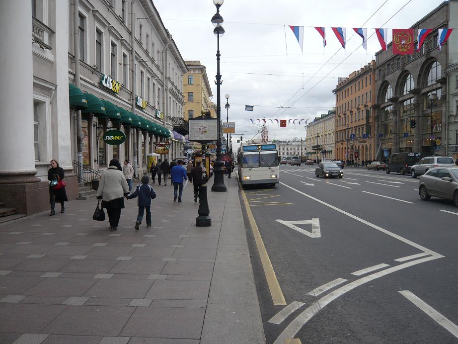 Saint-Petersburg — Trolleybus lines and infrastructure