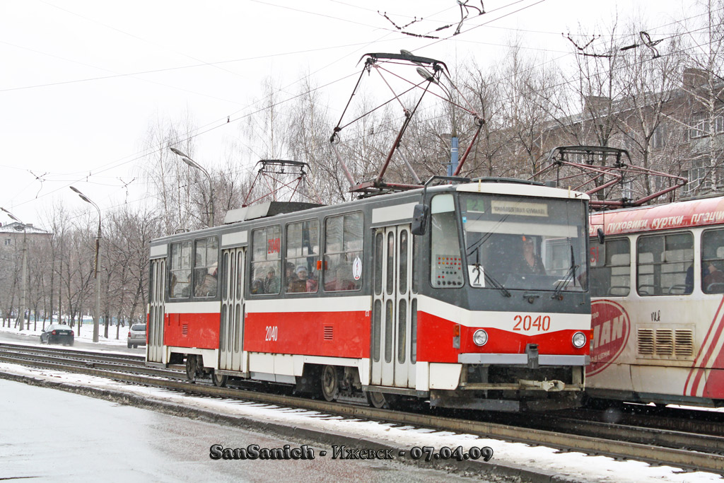 Ижевск, Tatra T6B5-RA № 2040
