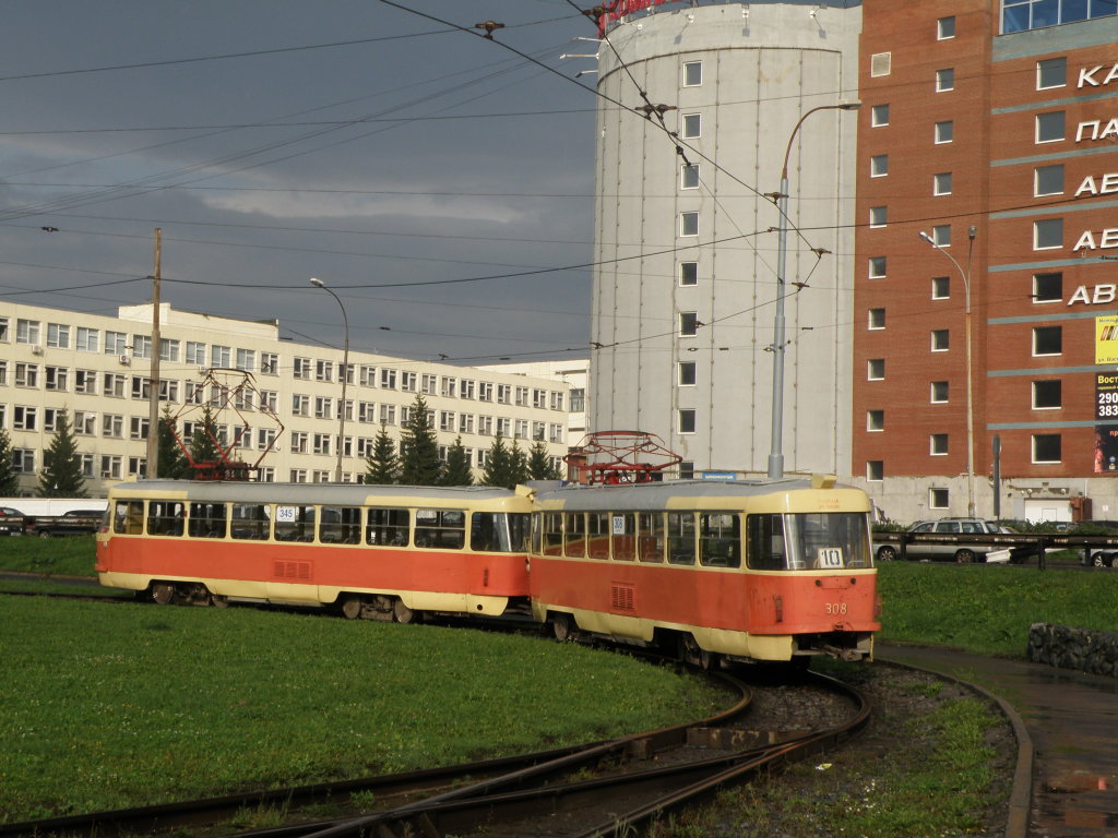 Yekaterinburg, Tatra T3SU № 308