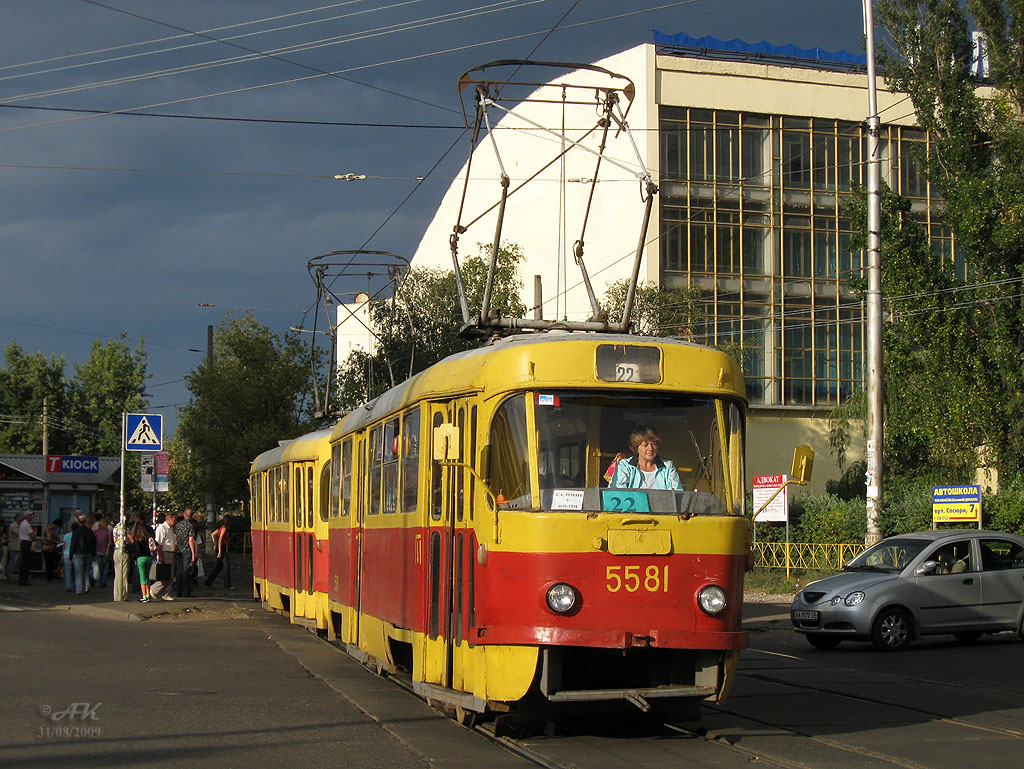 Kyiv, Tatra T3SU № 5581