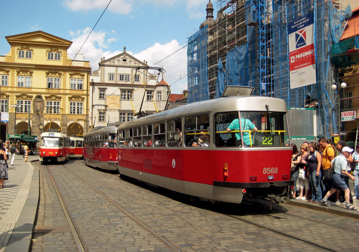 Прага, Tatra T3R.P № 8568