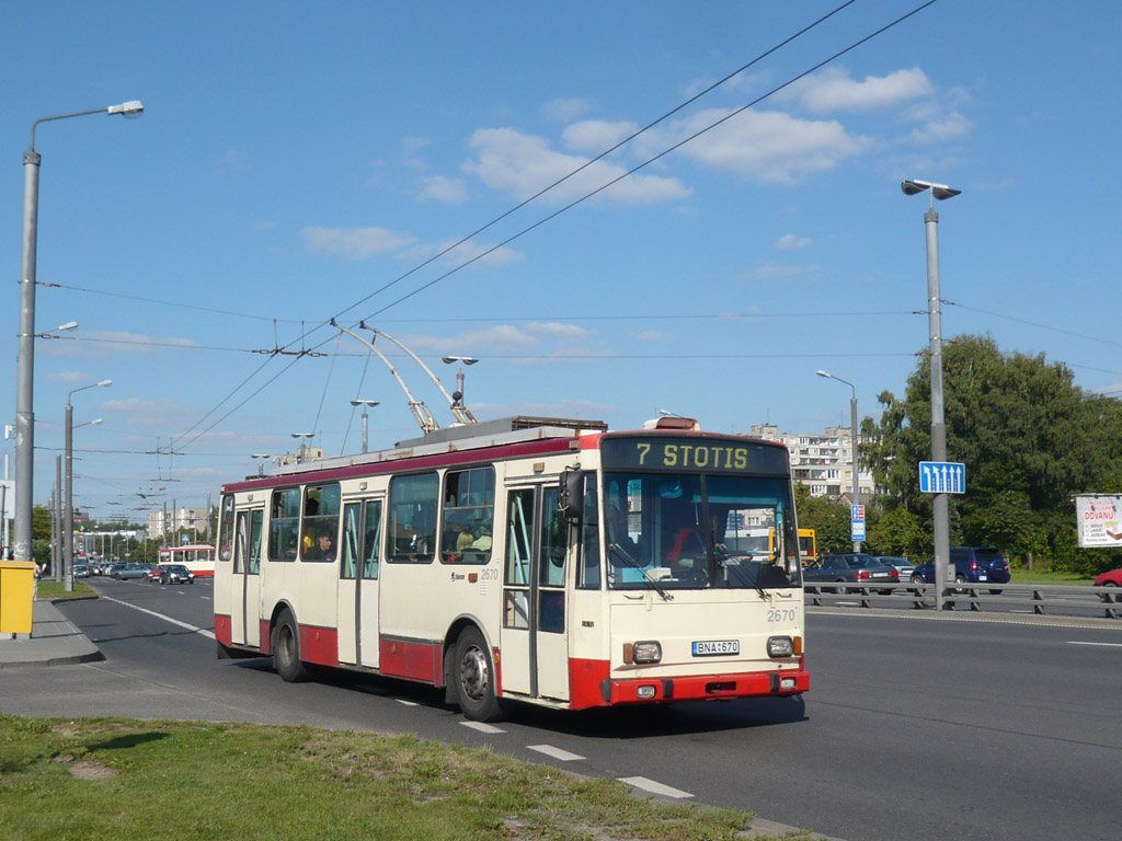 Вильнюс, Škoda 14Tr17/6M № 2670