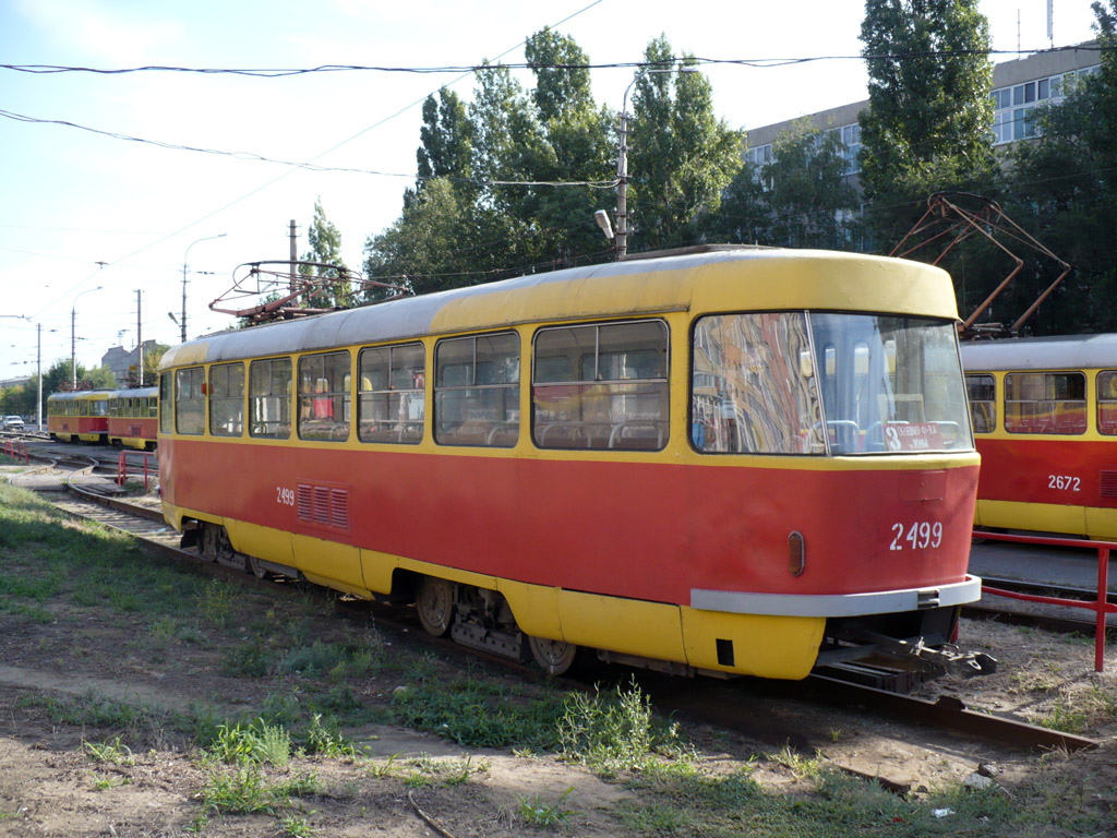 Волгоград, Tatra T3SU (двухдверная) № 2499