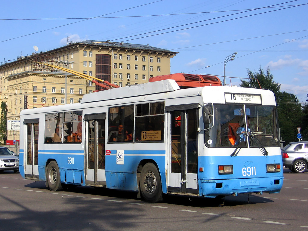 Москва, БТЗ-52761Р № 6911