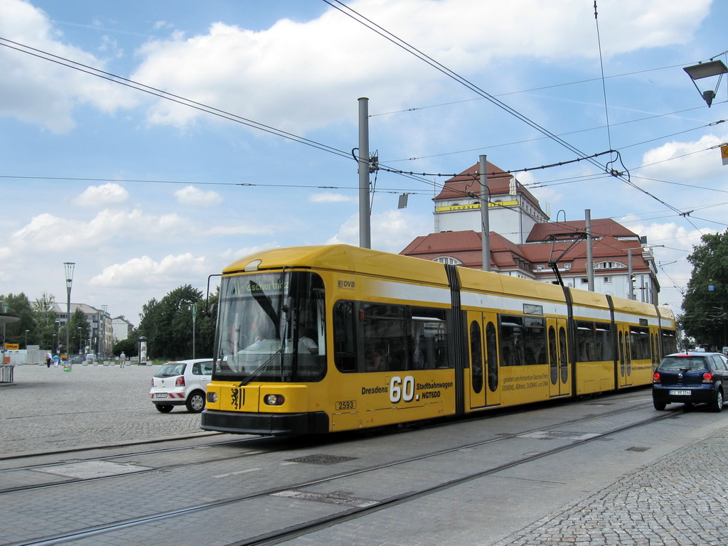 Дрезден, SachsenTram NGT 6 DD ZR № 2593