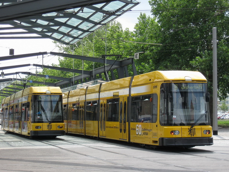 Дрезден, SachsenTram NGT 6 DD ZR № 2593