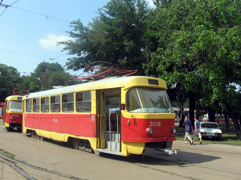Одесса, Tatra T3SU (двухдверная) № 3119