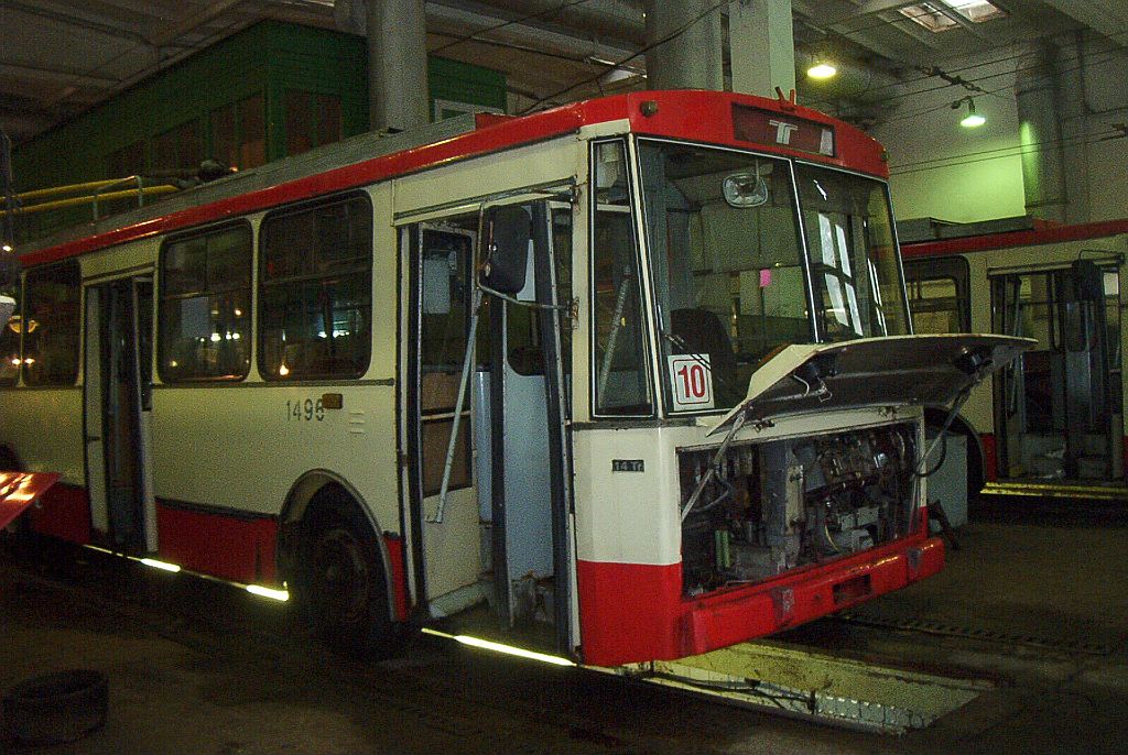 Вильнюс, Škoda 14Tr02/6 № 1496