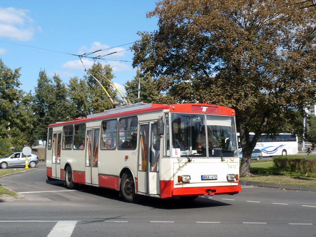 Вильнюс, Škoda 14Tr02 № 1412