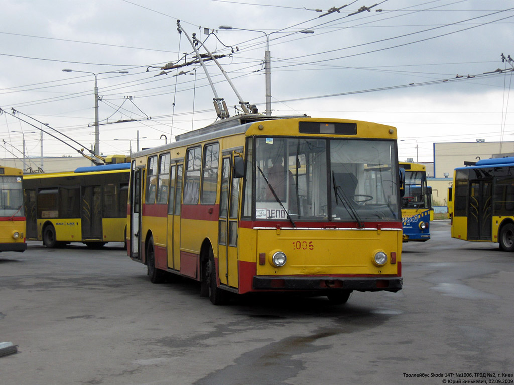 Киев, Škoda 14Tr89/6 № 1006