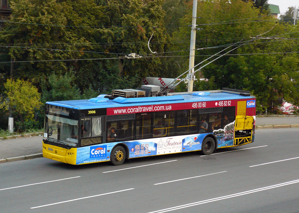 Киев, ЛАЗ E183D1 № 3906