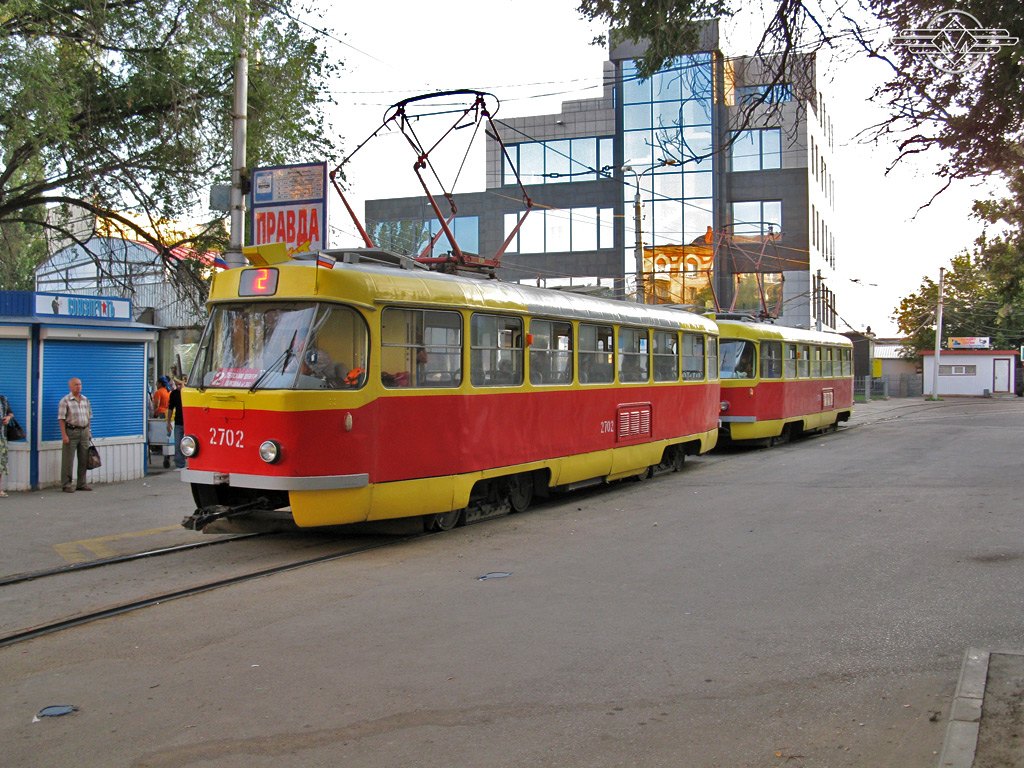 Волгоград, Tatra T3SU № 2702