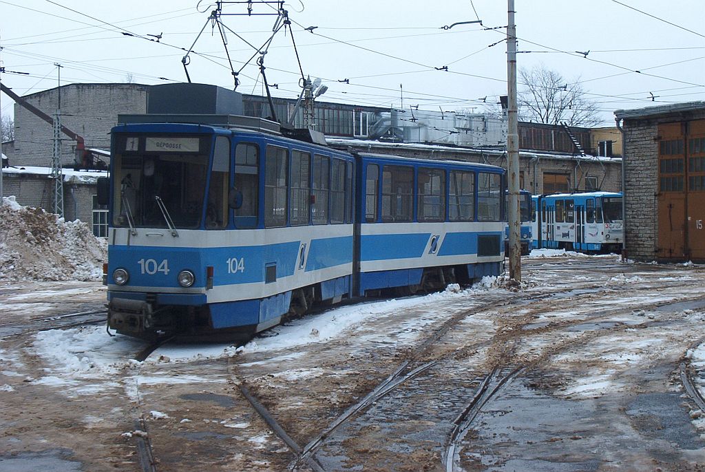 Таллин, Tatra KT4SU № 104