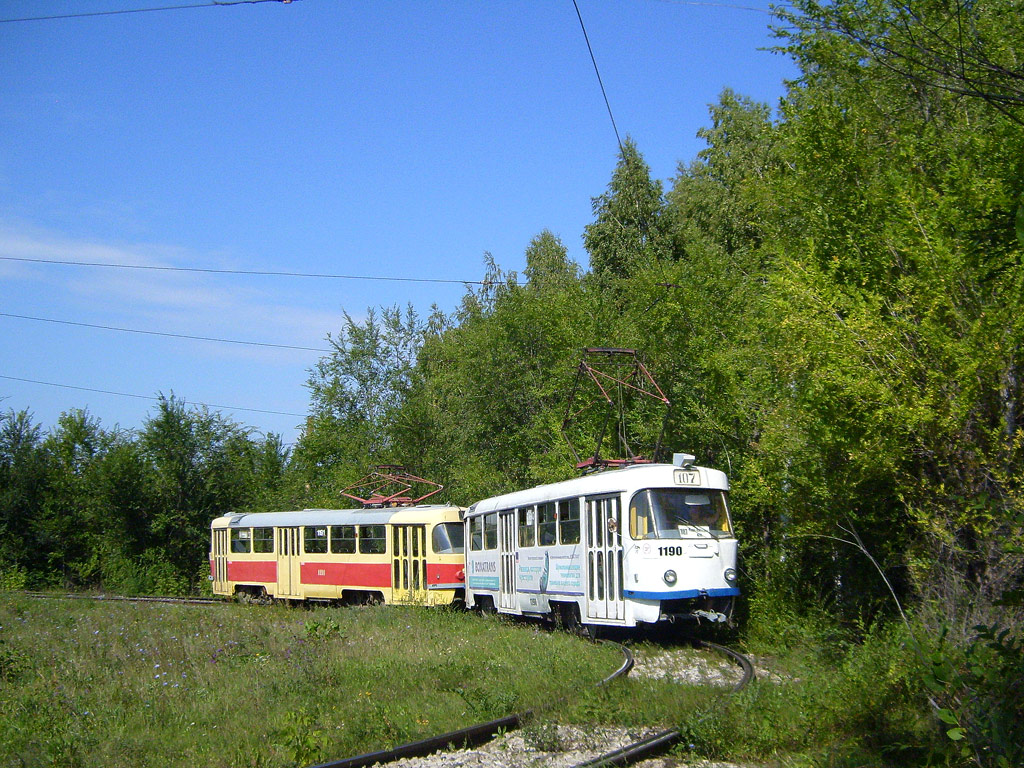 Ульяновск, Tatra T3SU № 1191; Ульяновск, Tatra T3SU № 1190 Ульяновск, Tatra T3SU № 1191; Ульяновск, Tatra T3SU № 1190