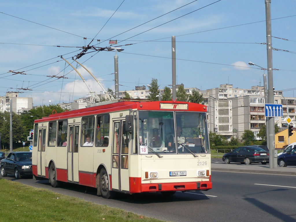Вильнюс, Škoda 14Tr11/6 № 2126