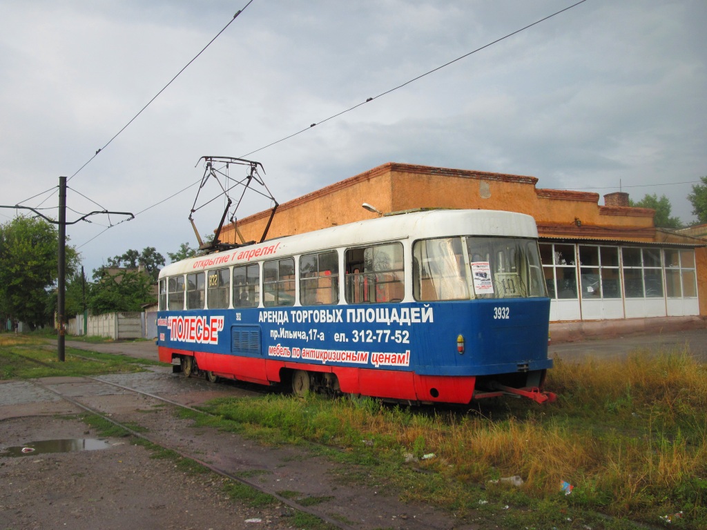Донецк, Tatra T3SU № 932; Донецк — Трамвайная линия к станции Мушкетово