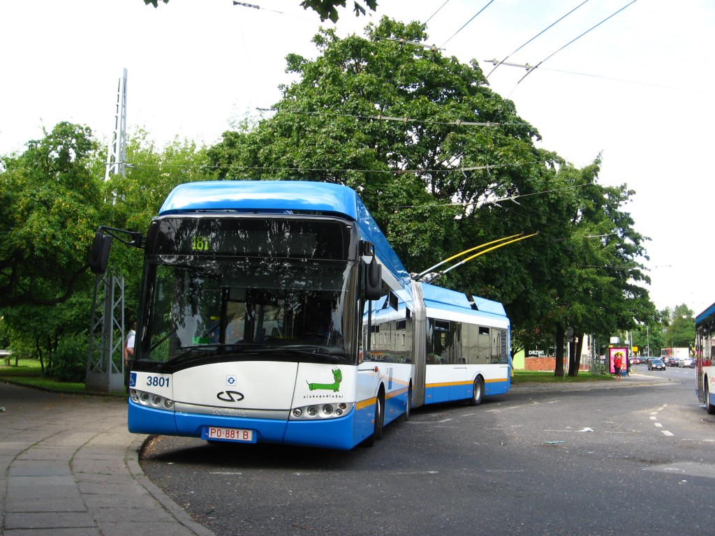 Гдиня, Solaris Trollino III 18 AC № 3801 Гдиня, Solaris Trollino III 18 AC № 3801