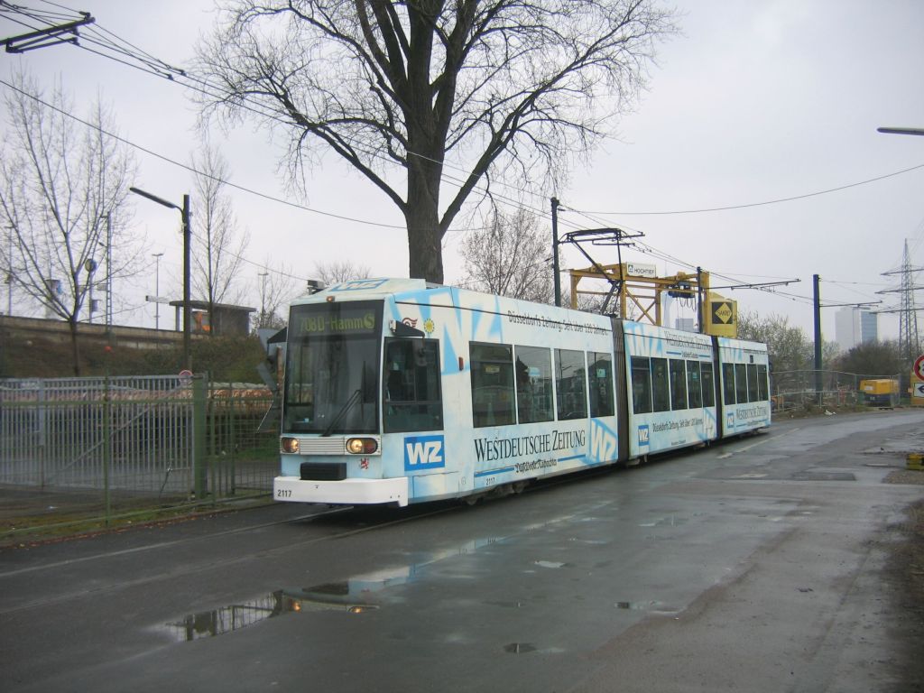 Дюссельдорф, Duewag NF6 № 2117 Дюссельдорф, Duewag NF6 № 2117