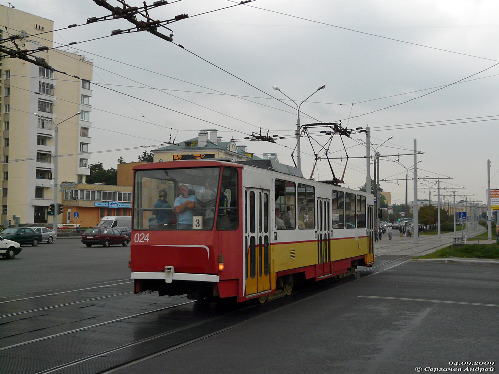Минск, Tatra T6B5SU № 024