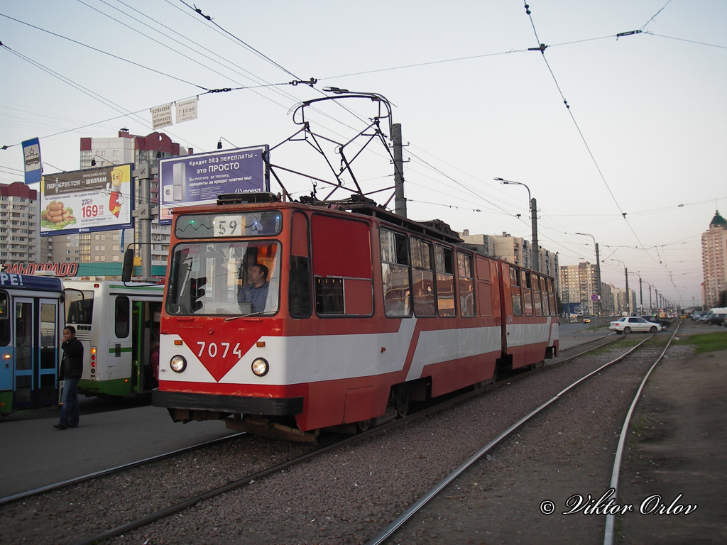 Санкт-Петербург, ЛВС-86К № 7074