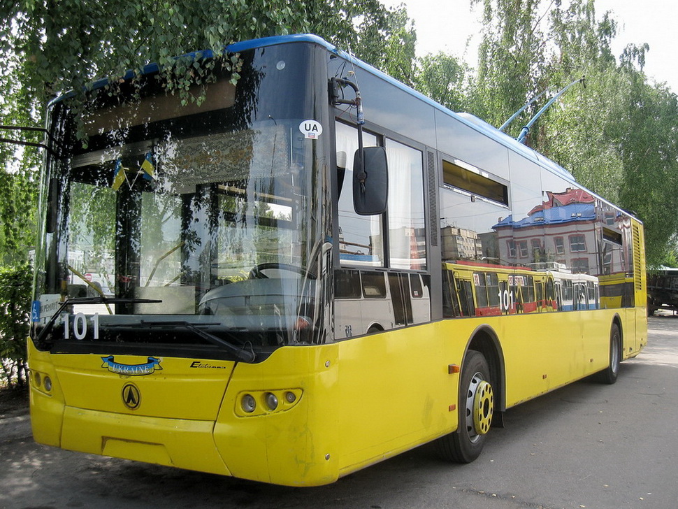 Львов, ЛАЗ E183D1 № 101
