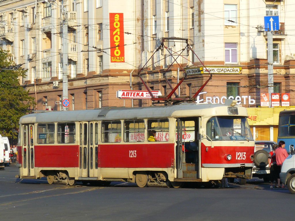 Днепр, Tatra T3SU № 1213; Днепр — ДТП и аварии