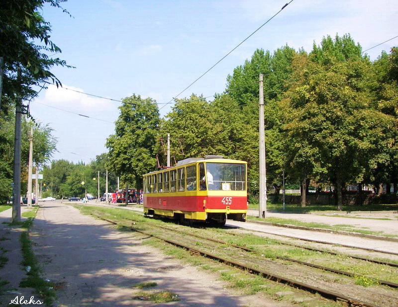 Запорожье, Tatra T6B5SU № 455