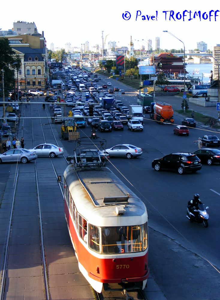 Киев — Трамвайные линии: Подольская сеть — запад, юг