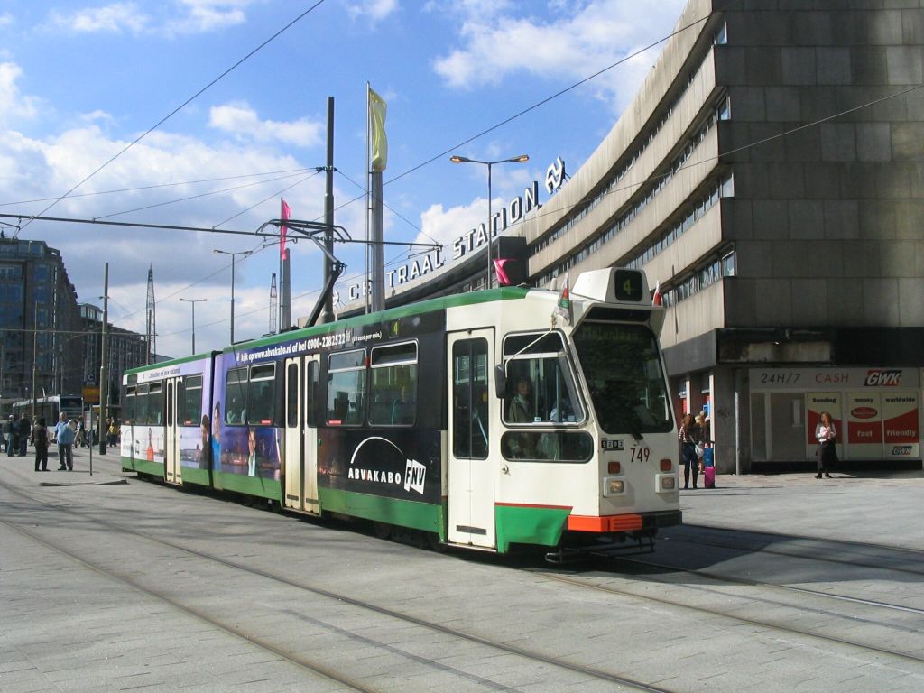 Роттердам, Duewag ZGT6 № 749