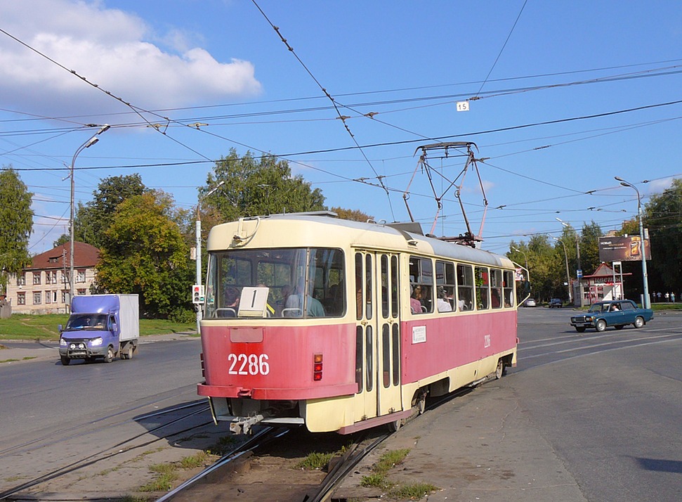 Iżewsk, Tatra T3SU (2-door) Nr 2286