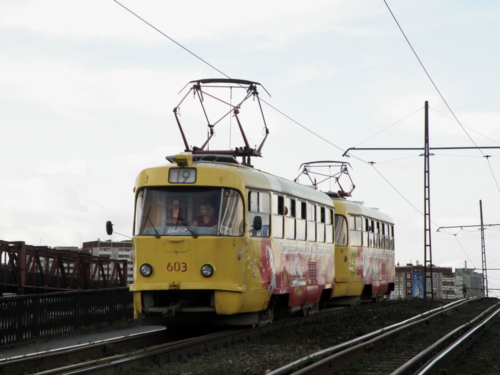 Екатеринбург, Tatra T3SU № 603