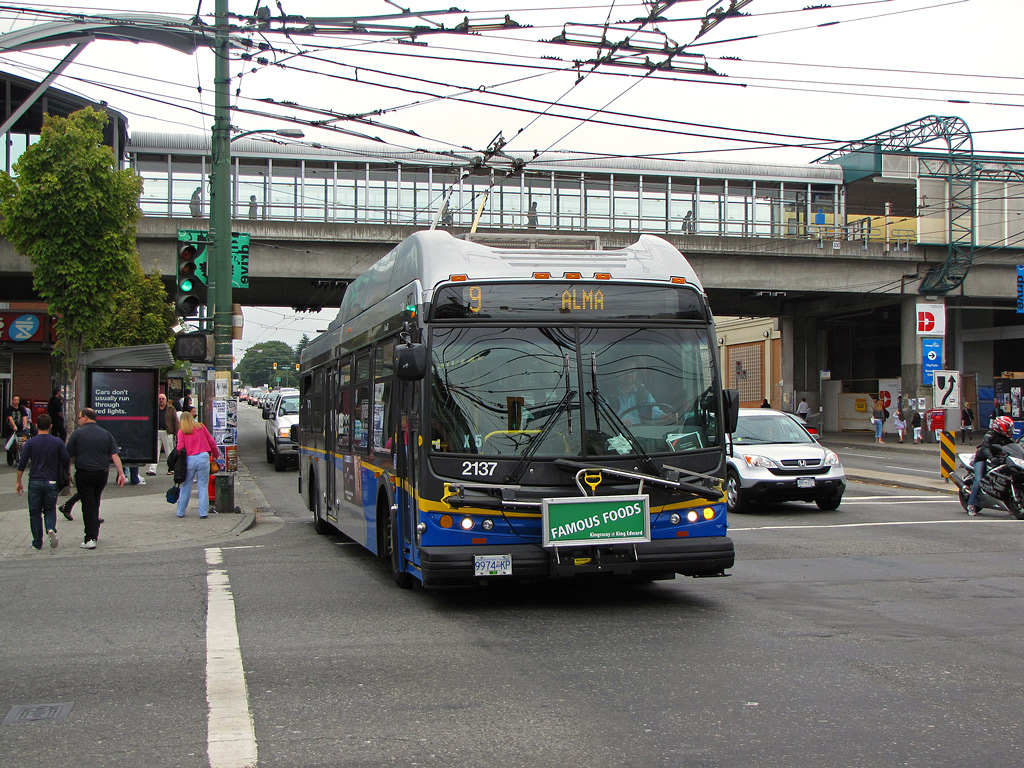 Ванкувер, New Flyer E40LFR № 2137