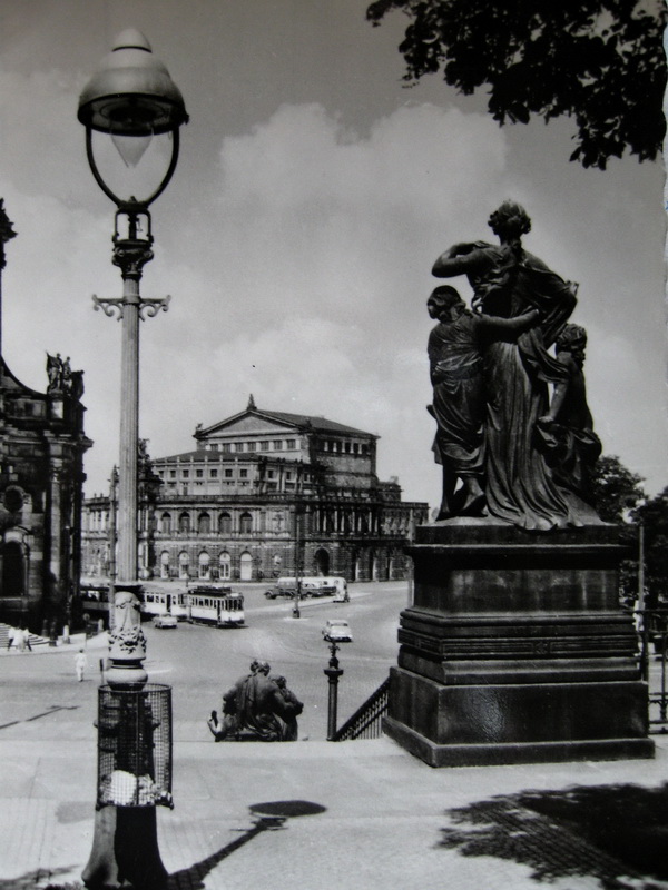 Дрезден — Старые фотографии (трамвай)